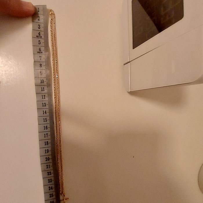 Lanț cu cruciulițe aur 18 k nou