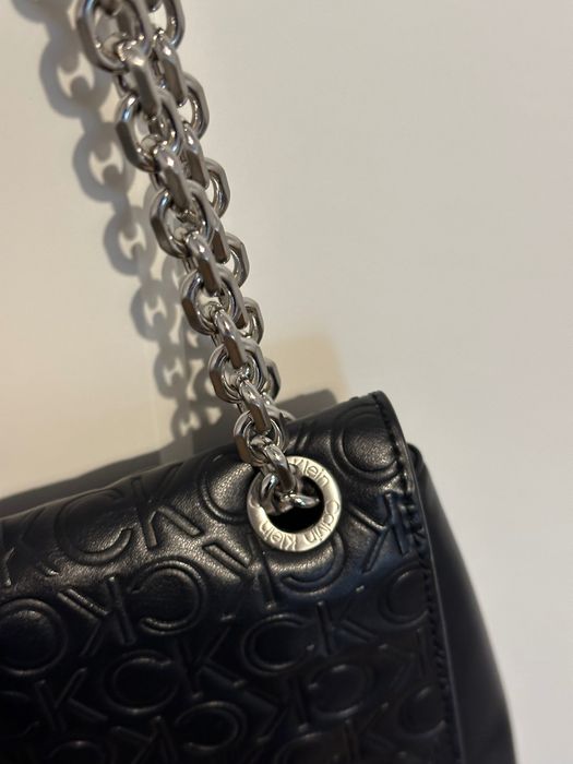 Geantă, Calvin Klein, dama, negru