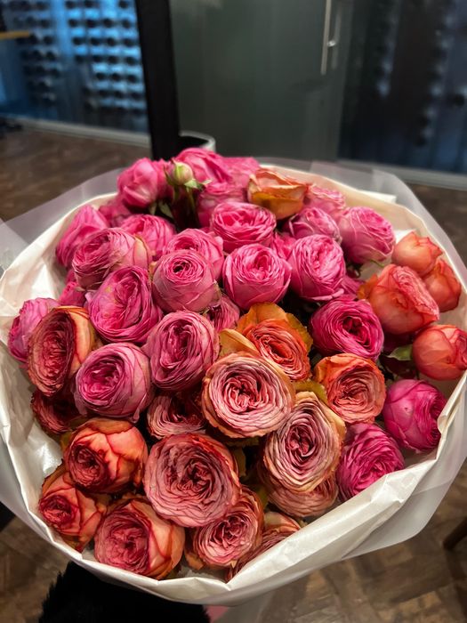 Букет пиановидных роз