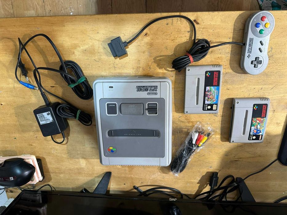 consola nintendo snes super nintendo snsp-001a