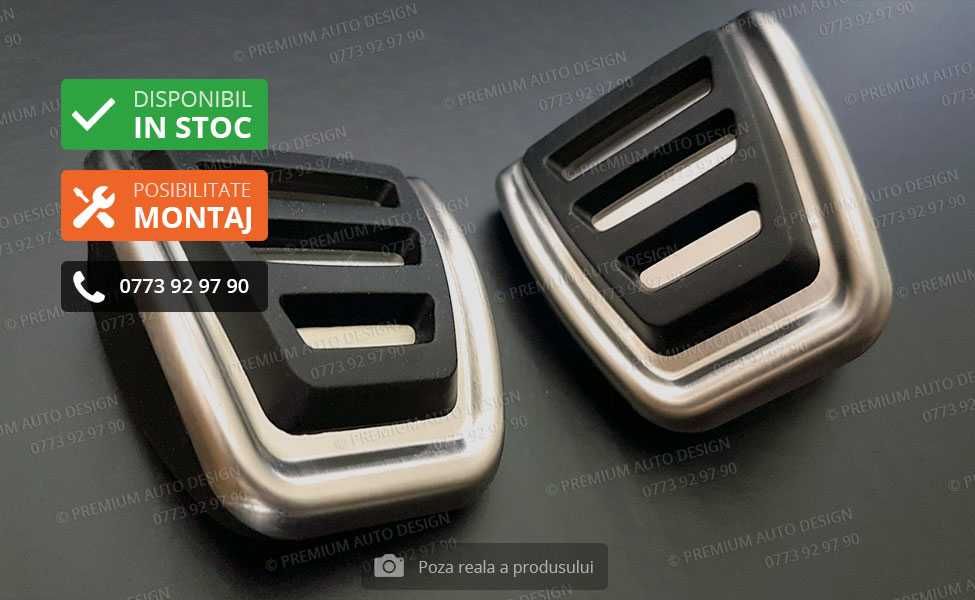 Ornamente INOX pedale si footrest - Golf 7 8, Passat B8, Octavia 3 4