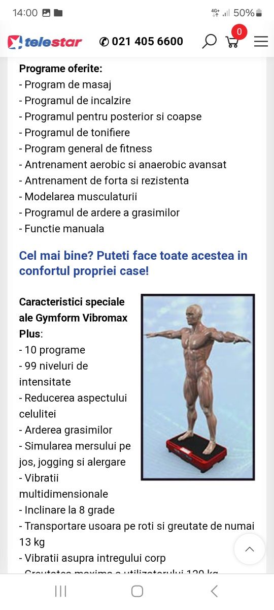 Vibromax plus aparat fitness