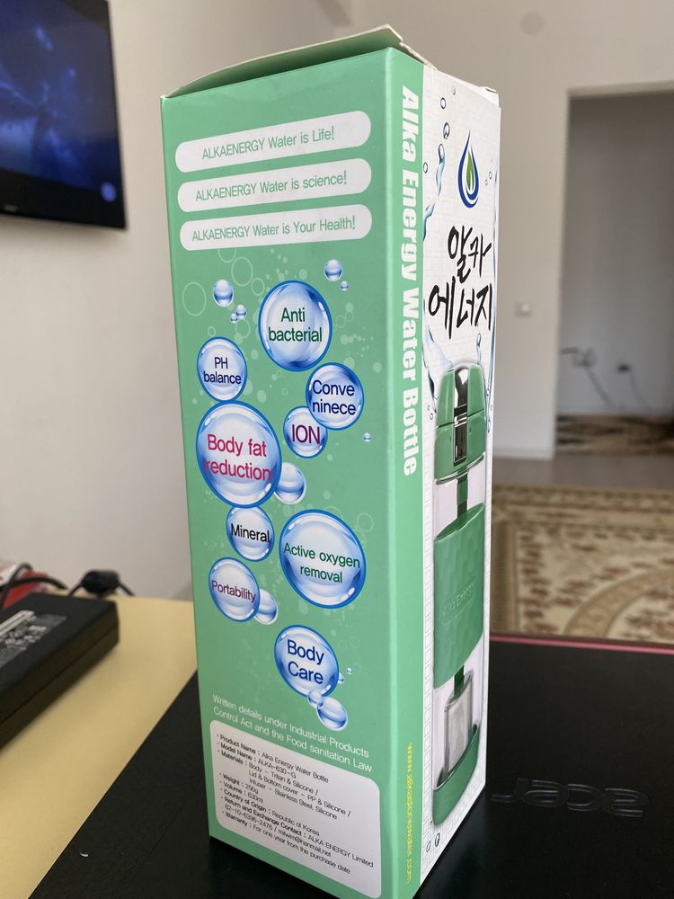 Alka energy water bottle вода с минералами