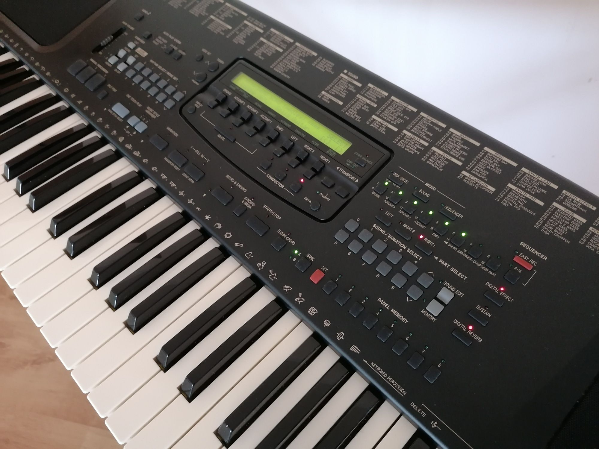 TECHNICS SX-KN-1200 HDD profesional keyboard controller orga pian