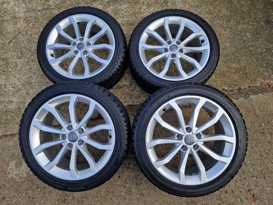 Jante 5x112 Audi A4 B9 anvelope iarna 225 45 18