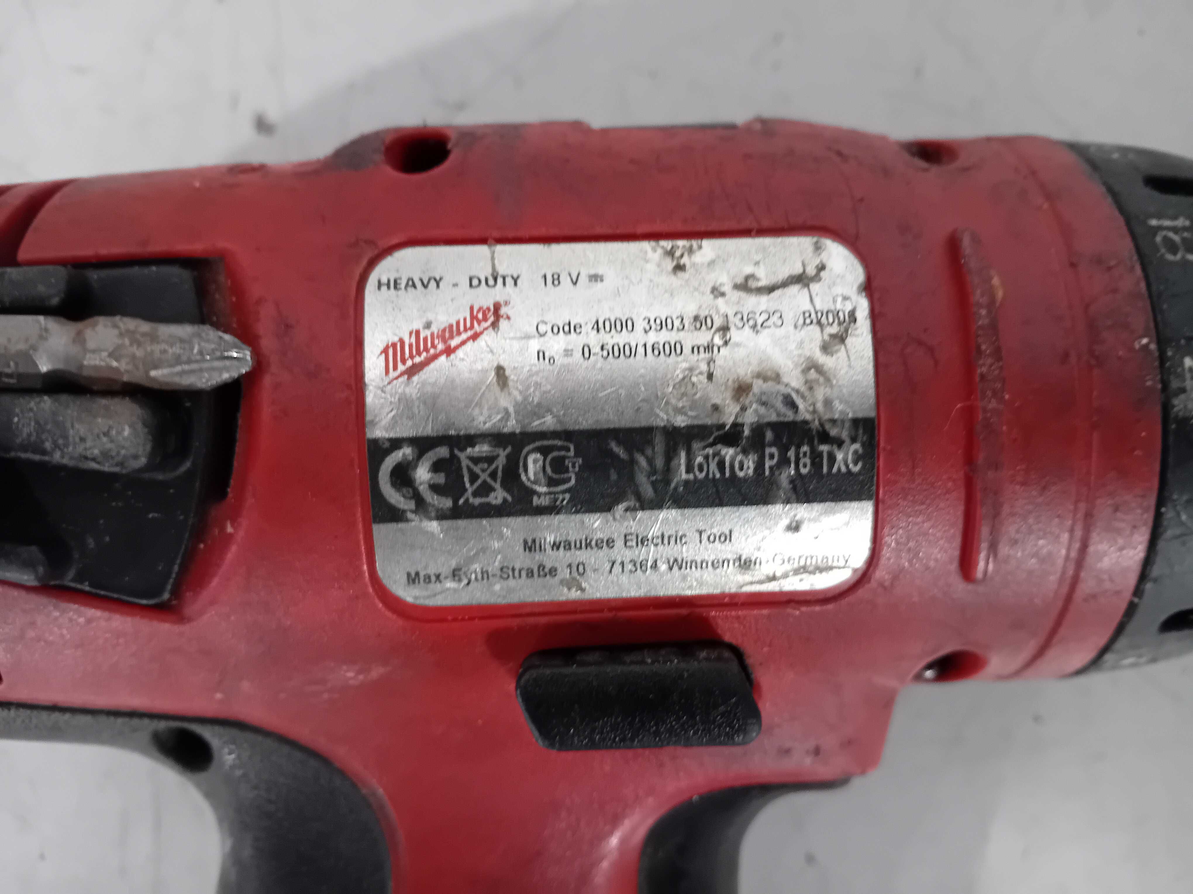 Винтоверт - Milwaukee 18 V