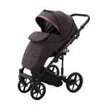 Carucior 3 in 1 ADAMEX RIMINI, LUX Collection, Frozen Raspberry