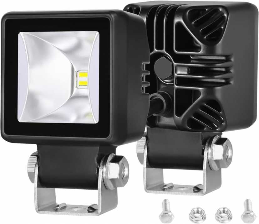 Комплект 6 Броя LED Халогени Фарове за Джип Офроуд Offroad с бял DRL