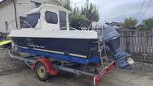 Barcă PilotHouse Ultramar 2010-Motor Yamaha 70-Peridoc 1300 kg