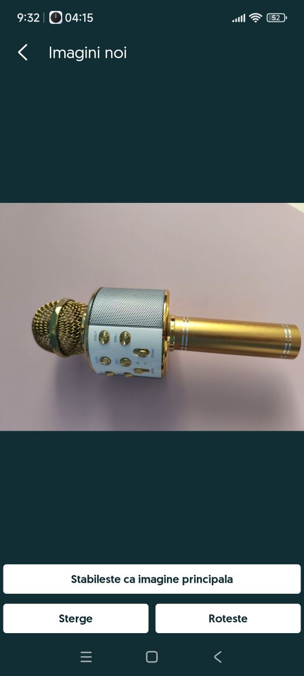 Microfon speaker Roz si aur