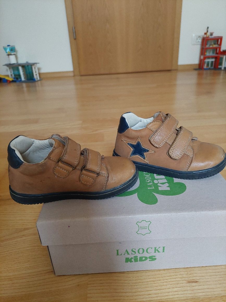 Pantofi piele pentru băieți Lasock Kids, nr. 24