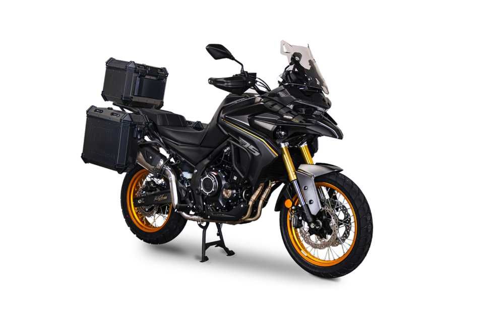 Motocicleta Voge 525 DSX, cutii bagaje incluse, culoare negru
