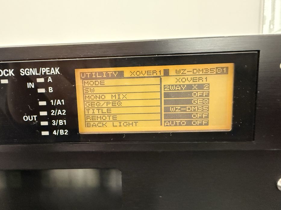 Crossover procesor DSP Panasonic Ramsa WZ-DM35NH