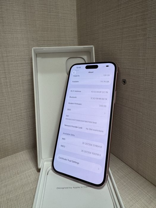 Iphone 15 plus 128gb розов