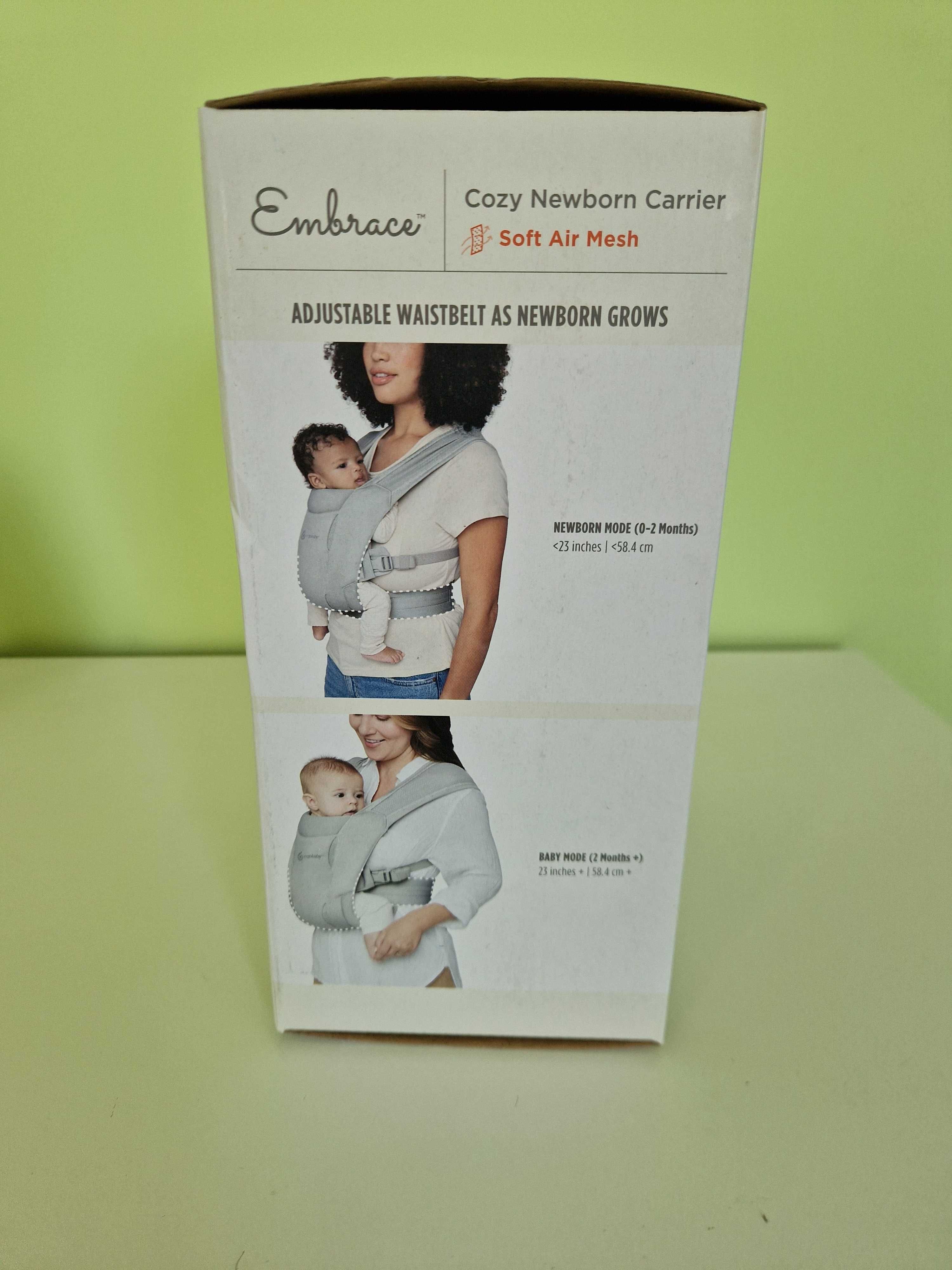 Ергономична раница Ergobaby - Embrace Soft Air Mesh, Grey  Нова !!!