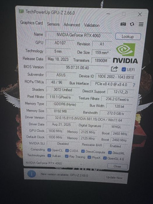 Calculator Asus ROG Strix G16CHR