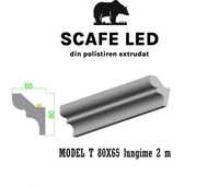 Scafe led polistiren, masca galerie, scafa banda led