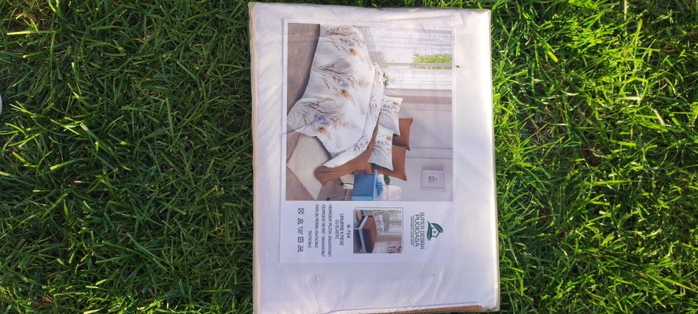 Vând lenjerie de pat 6 piese cu elastic