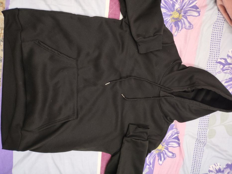 чёрное худи new york