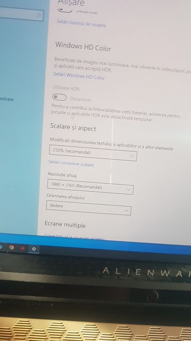 Alienware m15 r2 cu garantie 1 an,displey 4k,i7,16gb,rtx 2070 max q