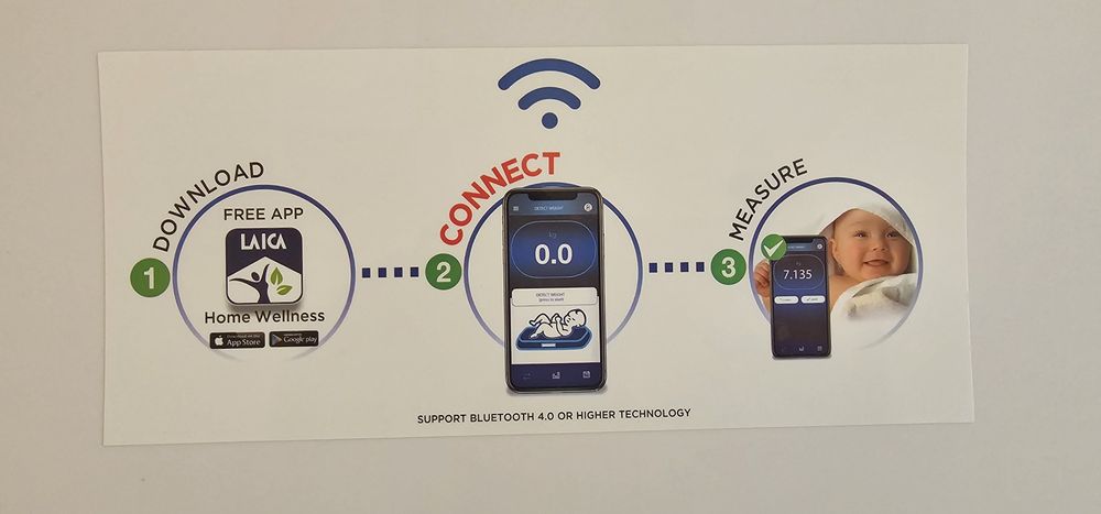 Бебешка електронна везна LAICA