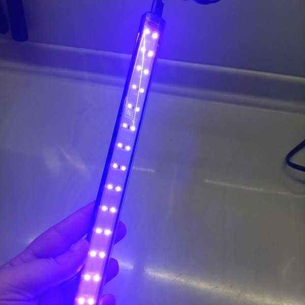 НОВA! UV LED лампа 10W, черна светлина, декорации, 2 бр/к-кт