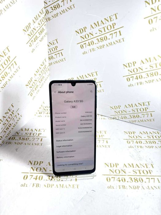 NDP Amanet Calea Mosilor 298 SAMSUNG A33 ( 43232)