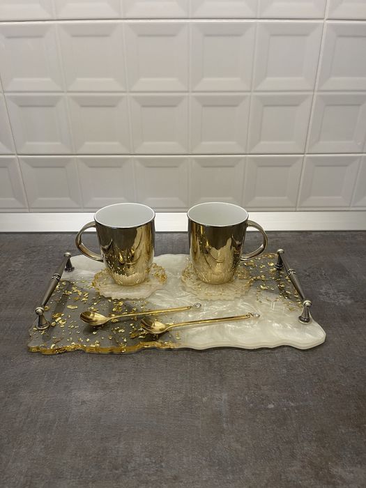 Set Tavă de servire din rășină