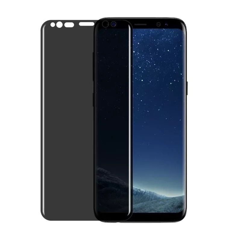 Folie Sticla Curbata 3D Privacy Anti Spy - Samsung S8 S9 Plus