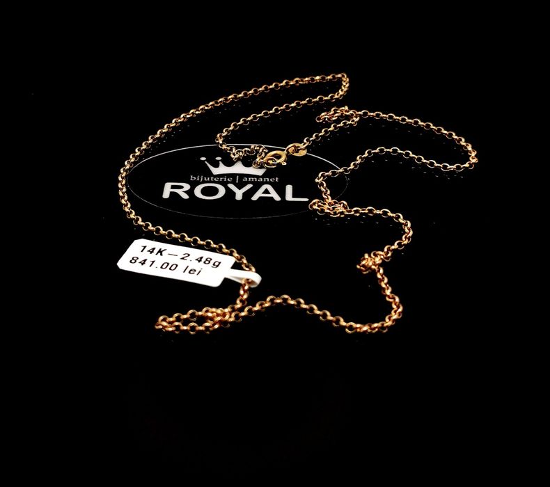 Bijuteria Royal lant din aur 14k 2.48 gr