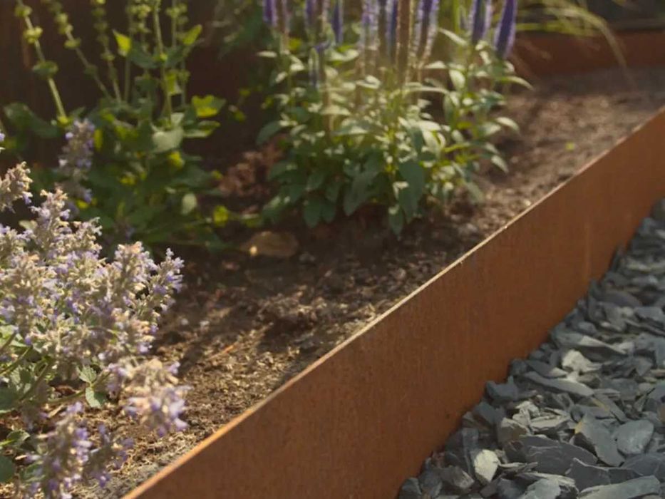 Borduri metalice Galva./Corten- lot variat pentru curte, alei, grădină