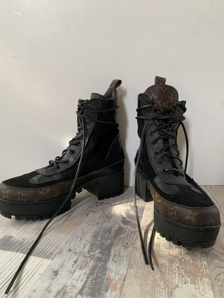 Боти Louis Vuitton Laureate Platform Desert Boot 'Noir'