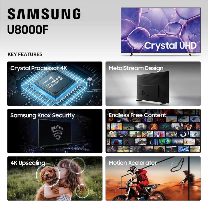 Телевизор SAMSUNG U8000F | 50 дюймов | Televizor | По скидке последняя