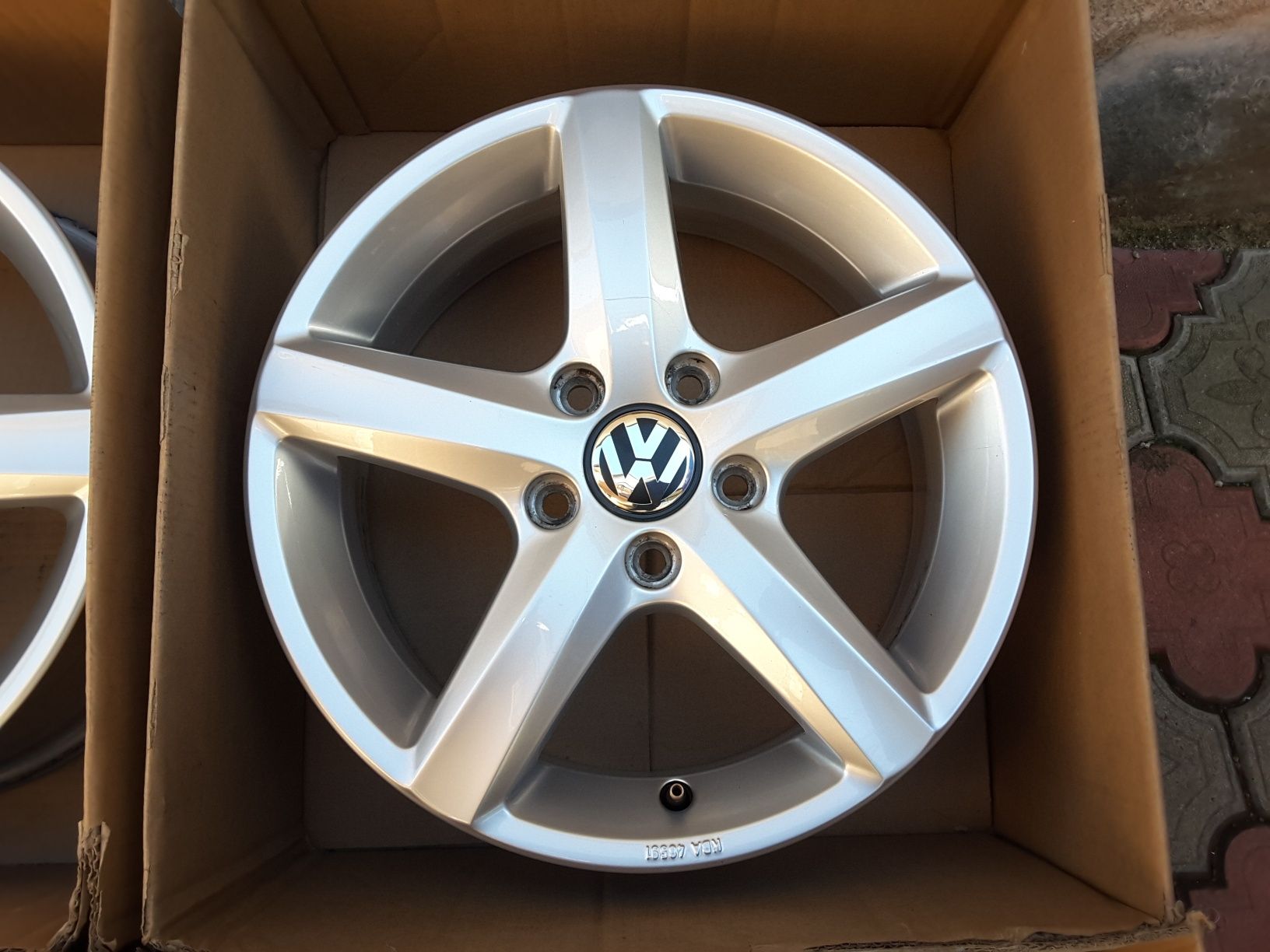 jante aliaj 16; 5x112; originale Vw Golf 5, 6, 7, Caddy, Touran, jetta