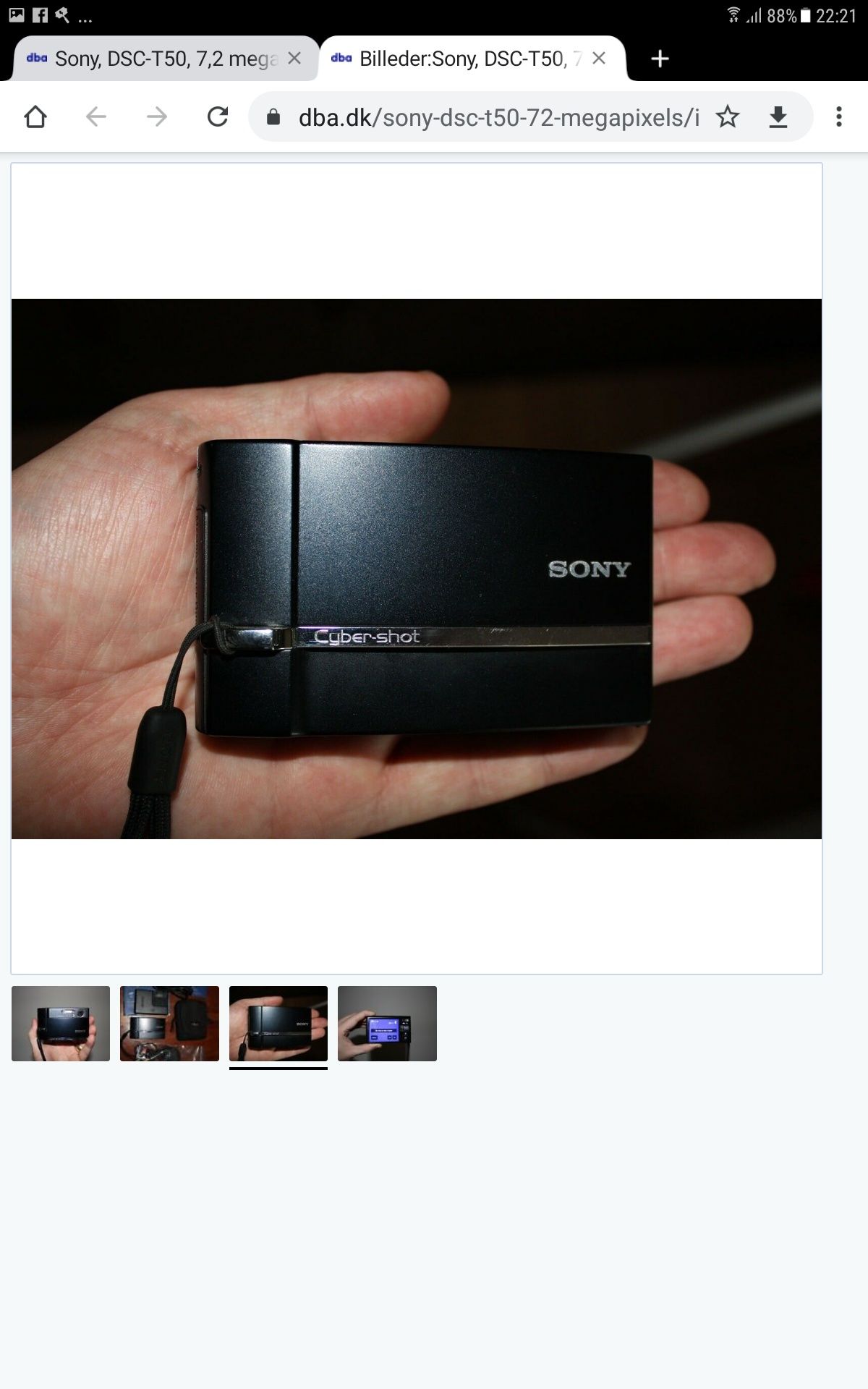 Sony Cyber-shot DSC-T50 7.2Mpx