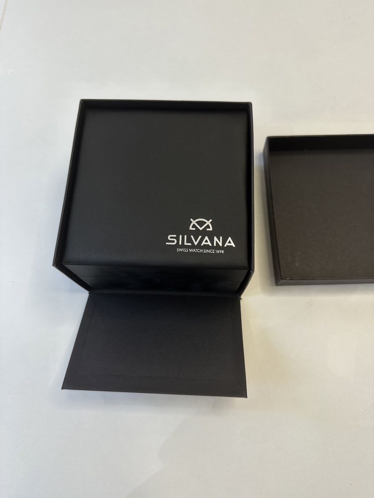 Silvana Men's Watch Black Origins Rose Gold PVD Rubber SR41ARR63RN