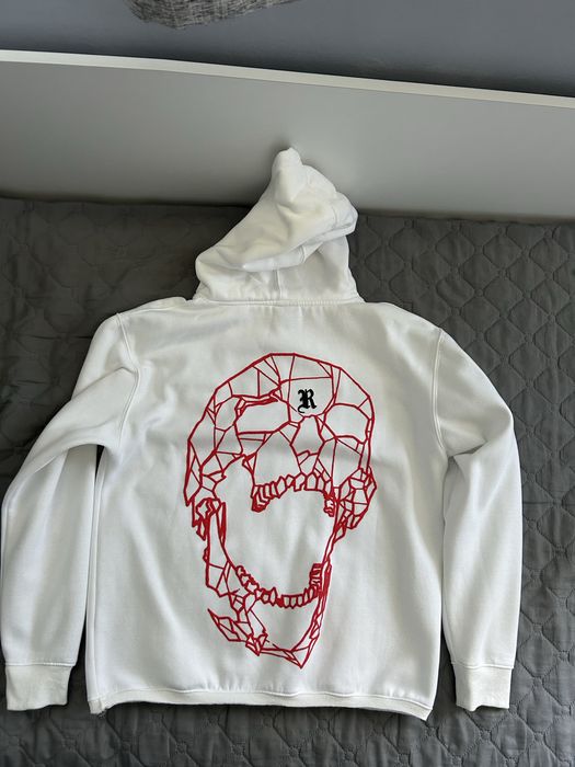 Revenge x King Von hoodie бяло и черно