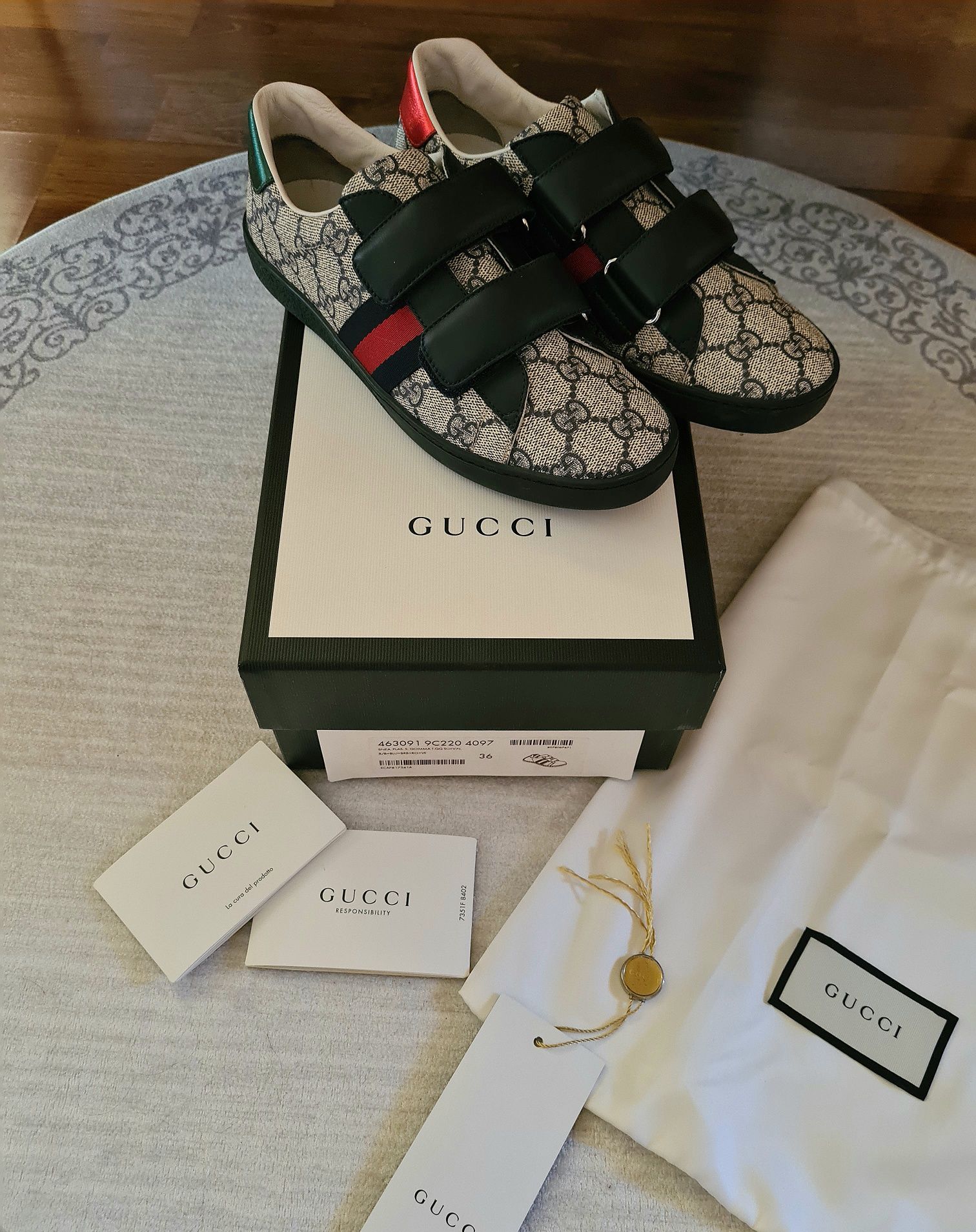 Adidasi Gucci marimea 36 cod 463091 9C220 4097