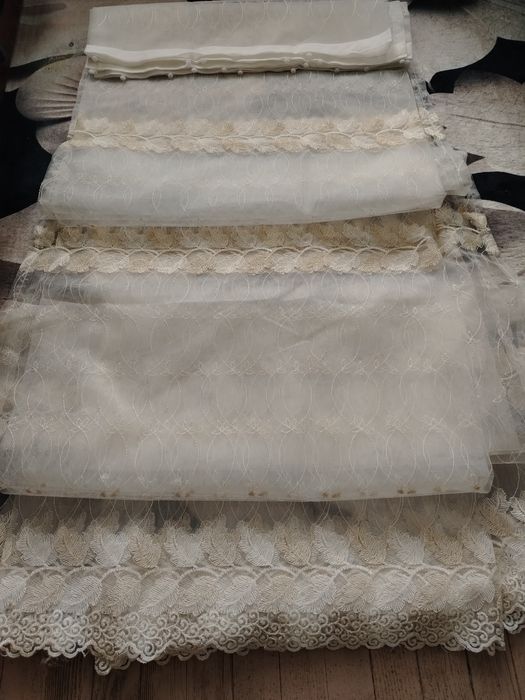 Ушити пердета готови за слагане 250 вис 300шир по 16лв бр