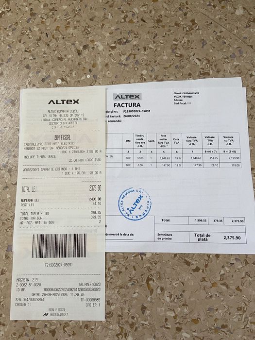 Ninebot E2 pro (inca la garanție)