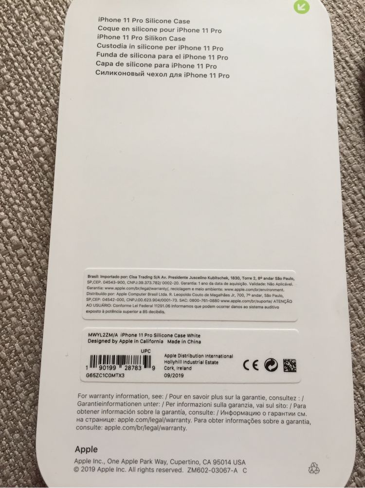 Husa silicon Apple Iphone 11 11 Pro Original NOU