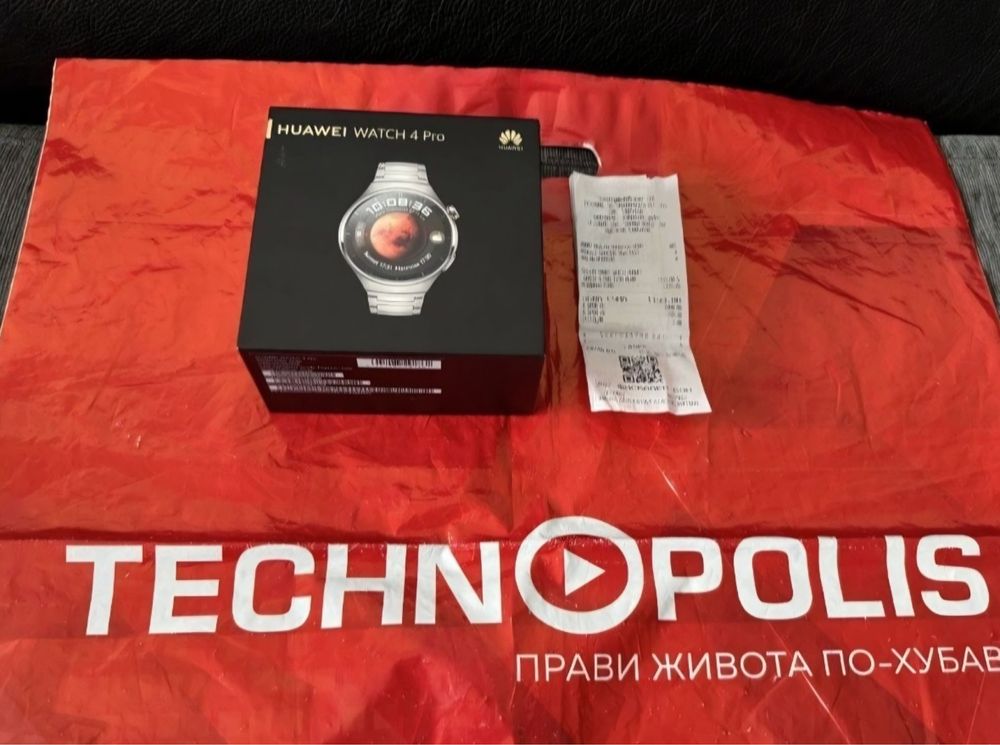 48mm Huawei watch 4 Pro LTE Гаранция Технополис 2025г. Titanium