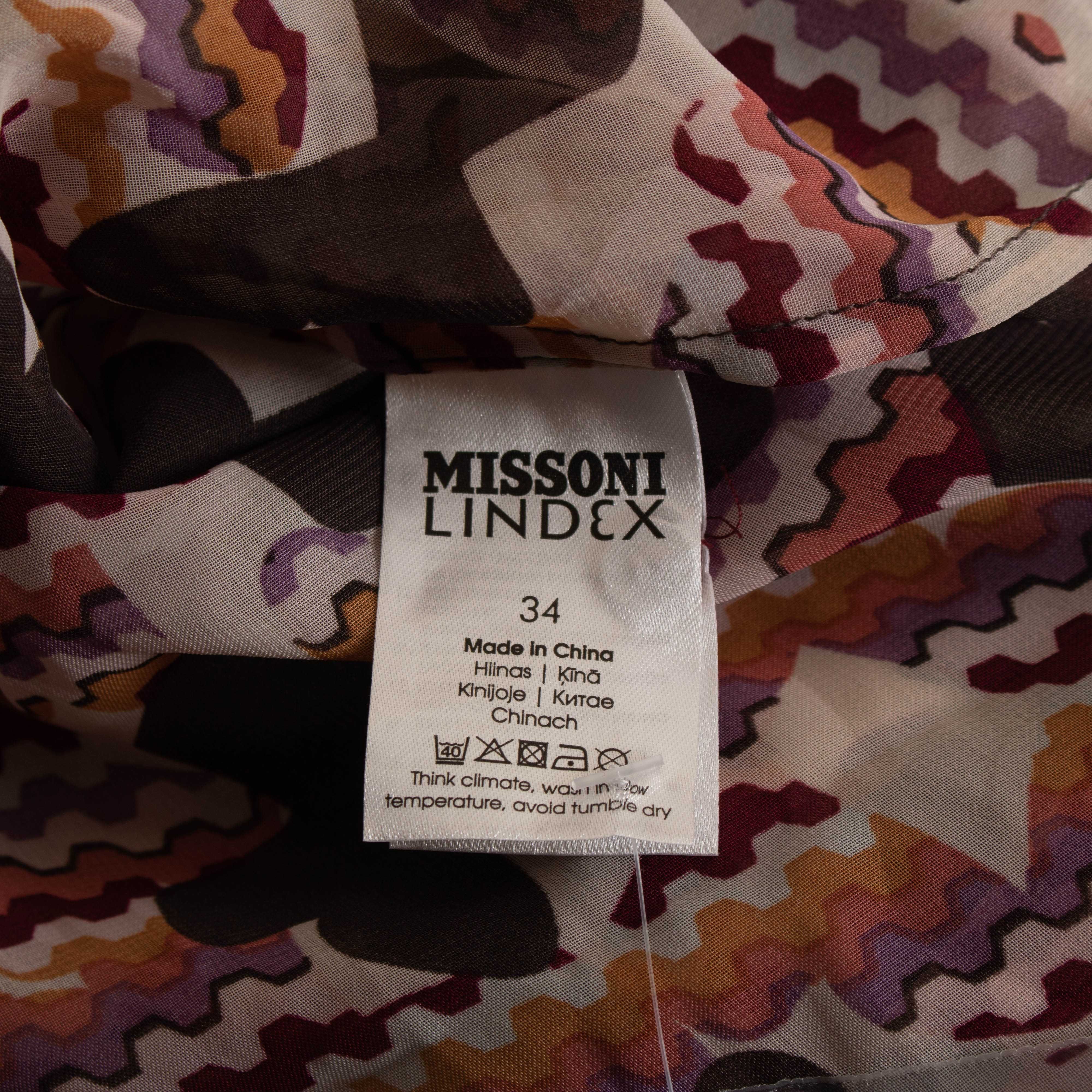 MISSONI LINDEX Дамска многоцветна риза на пеперуди размер 34/ XS