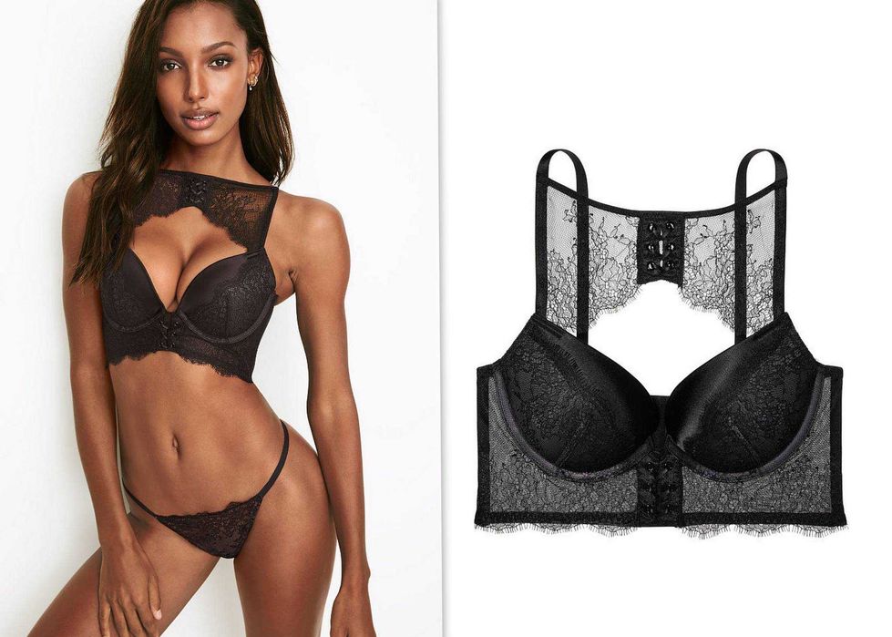 NOU! Sutien Victoria's Secret Lace High-neck Push-Up Bra