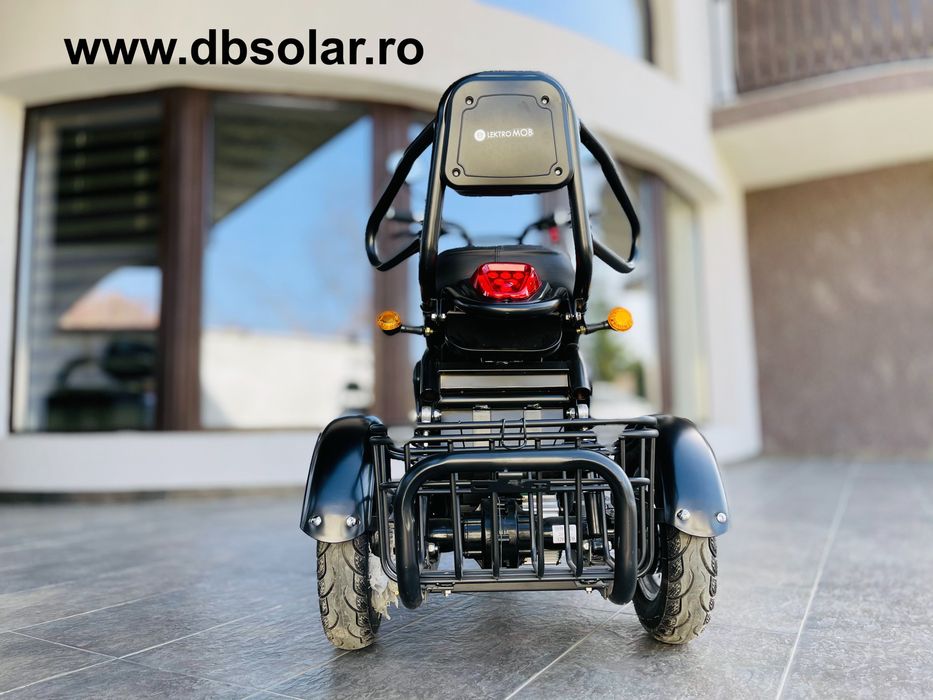 Scuter Tricicleta Electrica Triciclu cu 2 Locuri Baterie 20Ah 500W ‼️