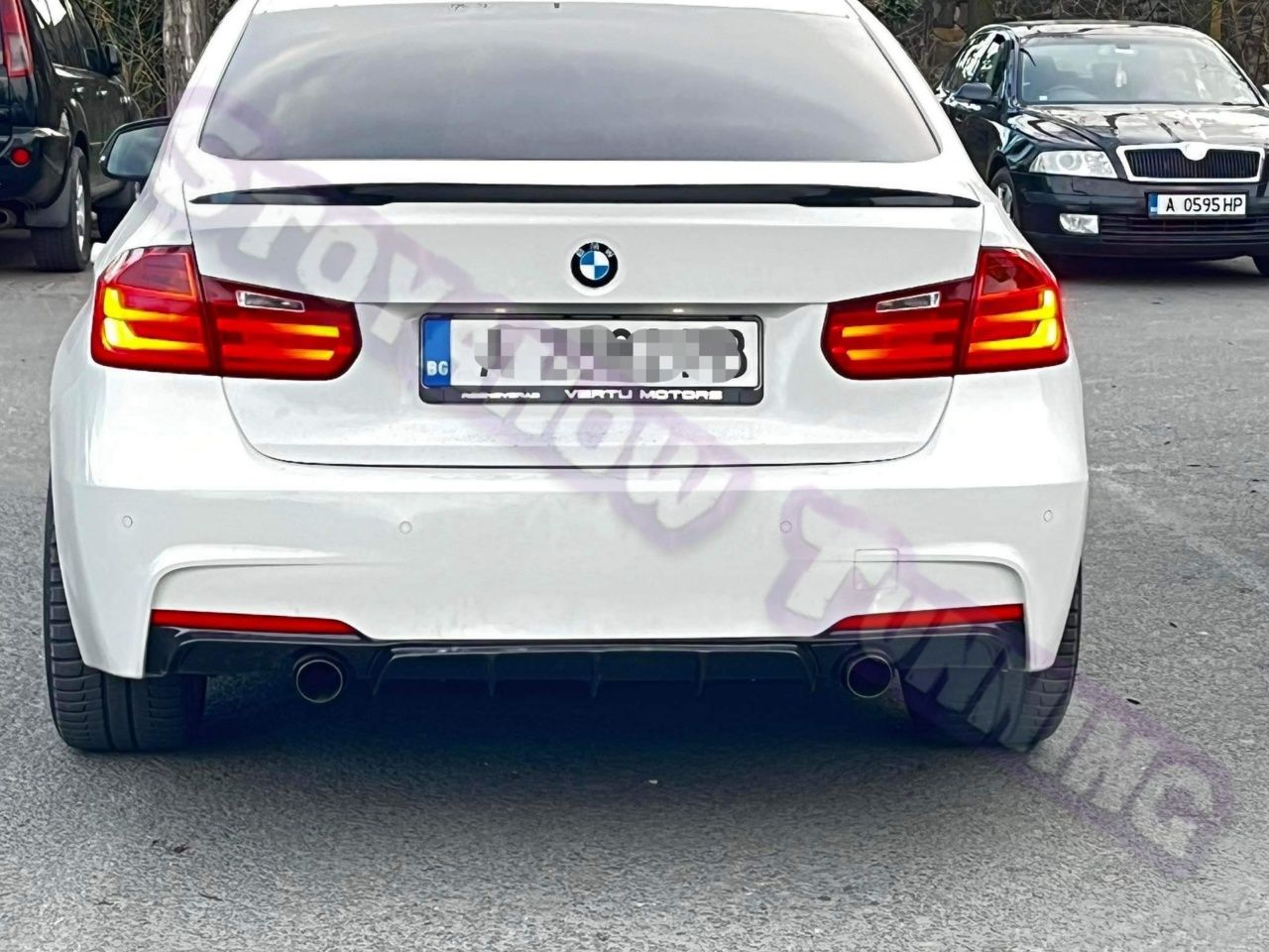 Дифузьор / Добавка за задна броня за БМВ Ф30 Ф31/ BMW F30 F31 Diffuser