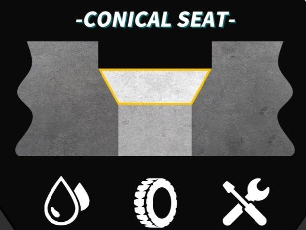 Set 20 piulite M12x1,5 negre