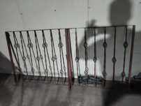 Balustrada/gard fier forjat masiv 5,20 m