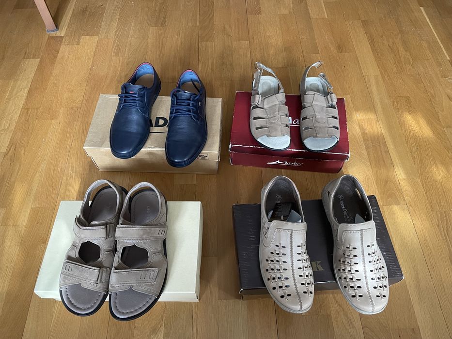 Сандали мокасины ботинки новые кожа размер 41