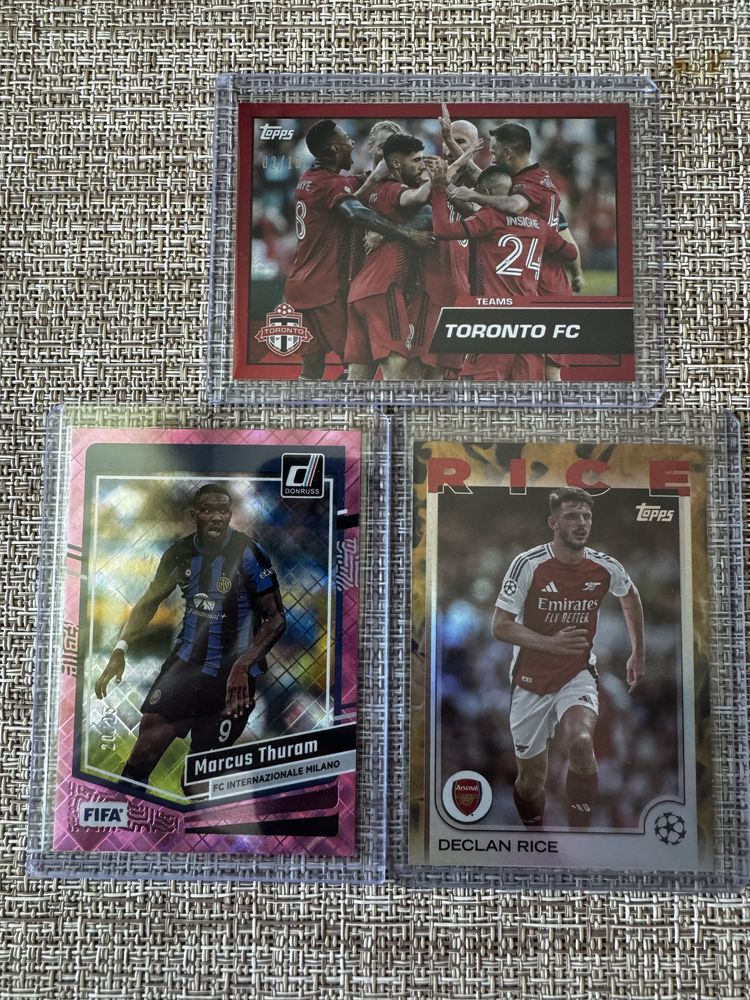 Topps Panini Номерирани футболни карти